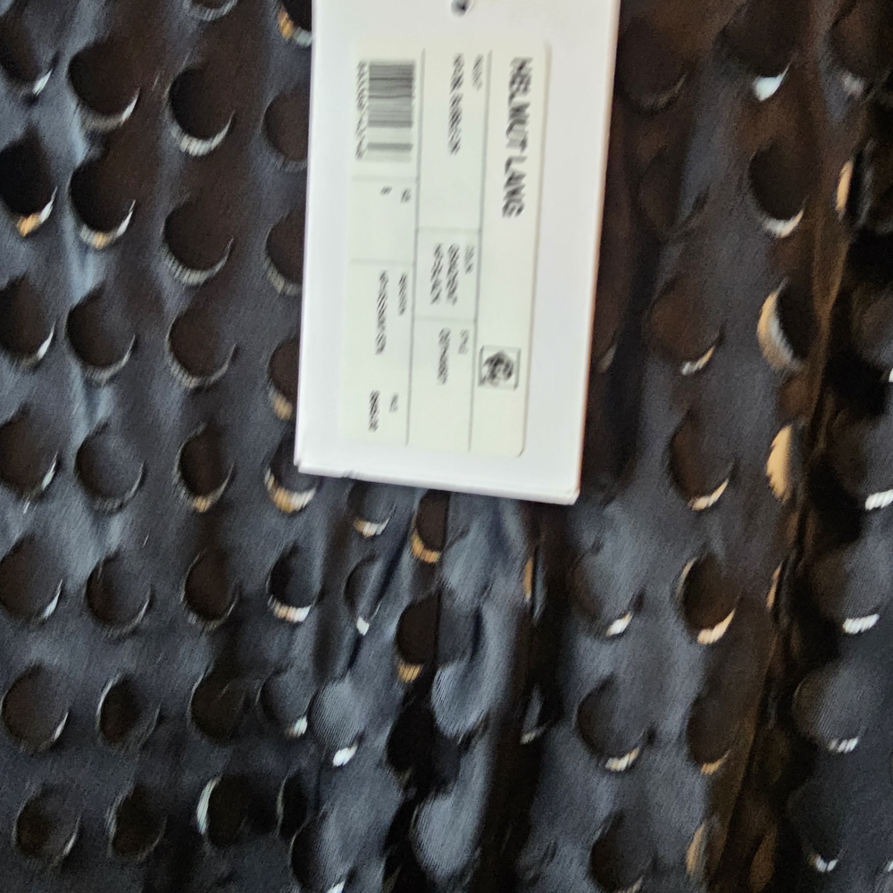 ​NWT Helmut Lang Hole Punch Bubble Dress Black Size 8 - Picture 14 of 15
